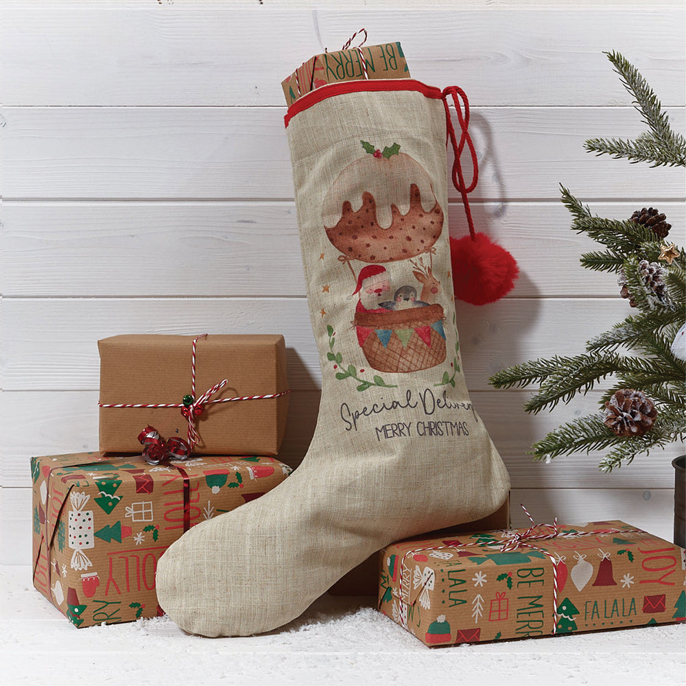 Figgy pudding Christmas stocking kits packing day today. Lots of queries as  to how big the stocking is.. just small!