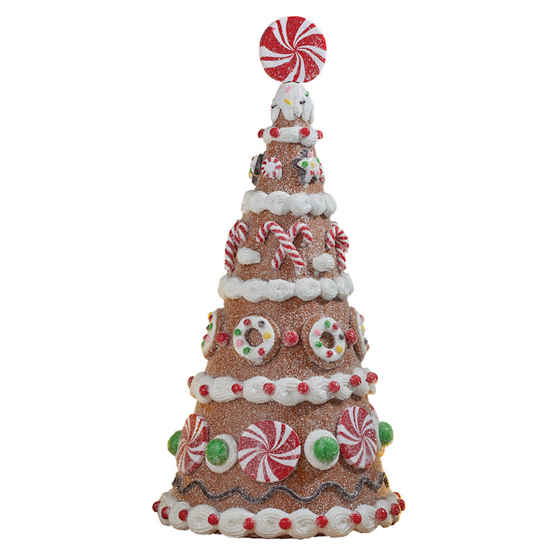 Magnificent Candy Gingerbread Christmas Tree - 26cm