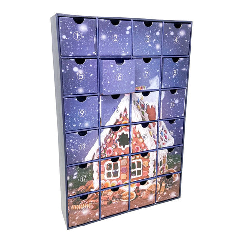 Gingerbread Cardboard Advent Calendar - The Christmas Imaginarium