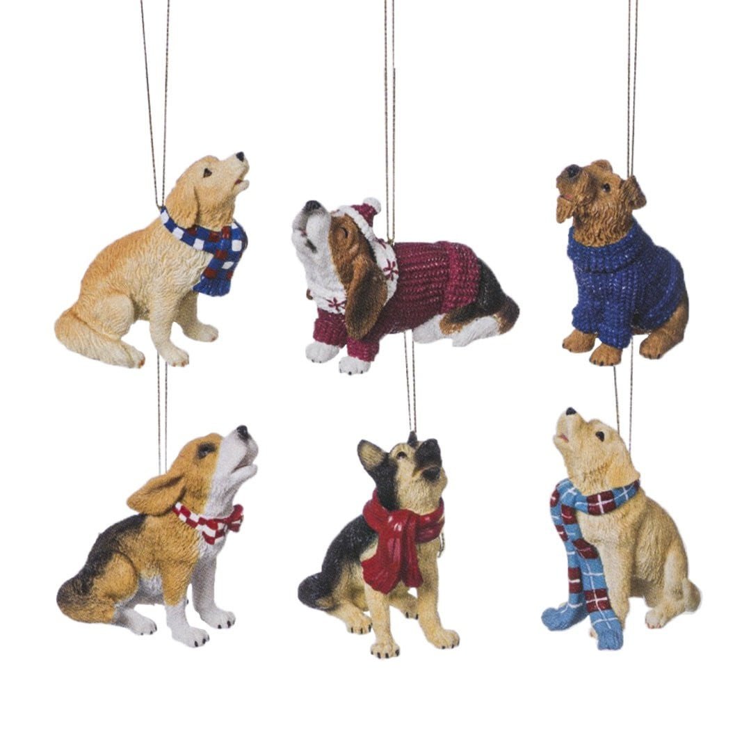 Howlers Dog Christmas Tree Decorations (Choice of 6) The Christmas