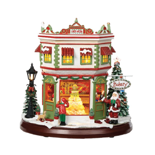 North Pole Candy Store and Bakery Light Up / Musical & Moving - The Christmas Imaginarium