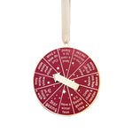 12 Days Of Advent Ideas Enamel and Metal Spinning Christmas Decoration