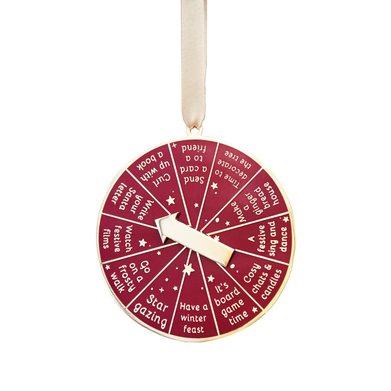 12 Days Of Advent Ideas Enamel and Metal Spinning Christmas Decoration