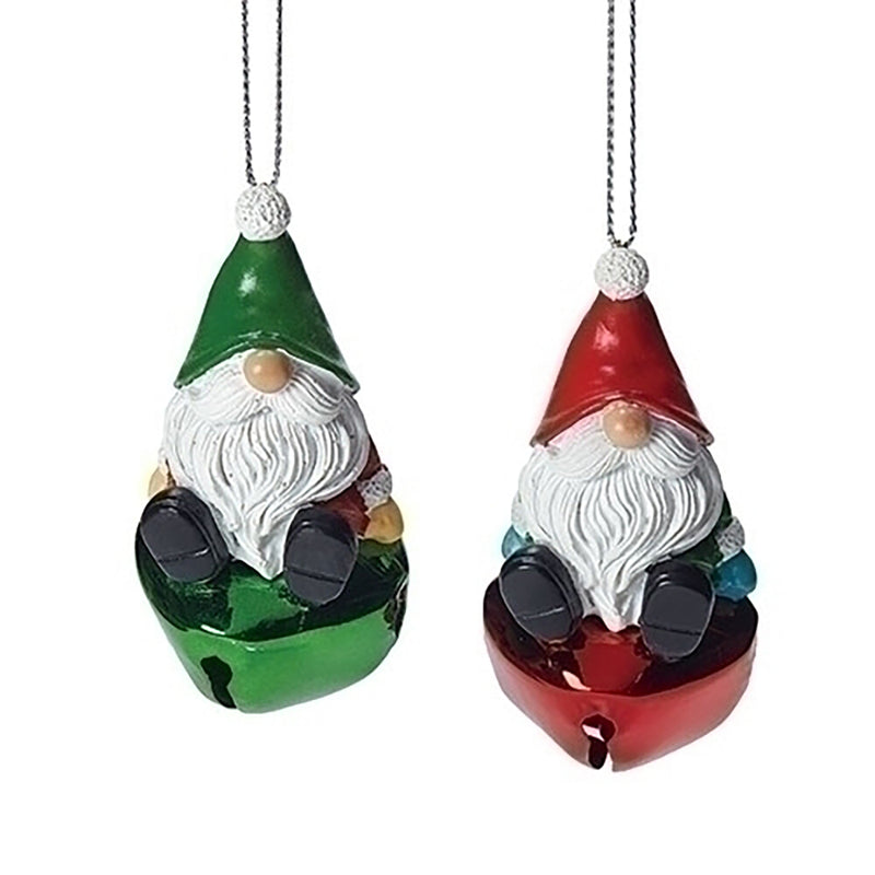 Cheerful Gnome Jingle Bell Tree Decoration