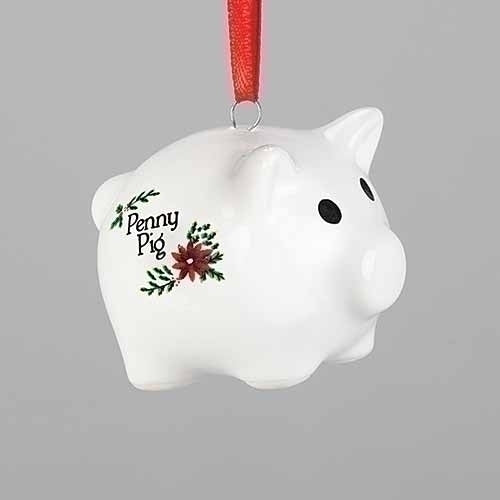 Lucky Penny Pig Christmas Tree Ornament