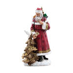 Red and Gold Santa Claus Figures (Choice of 2)