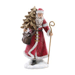 Red and Gold Santa Claus Figures (Choice of 2)