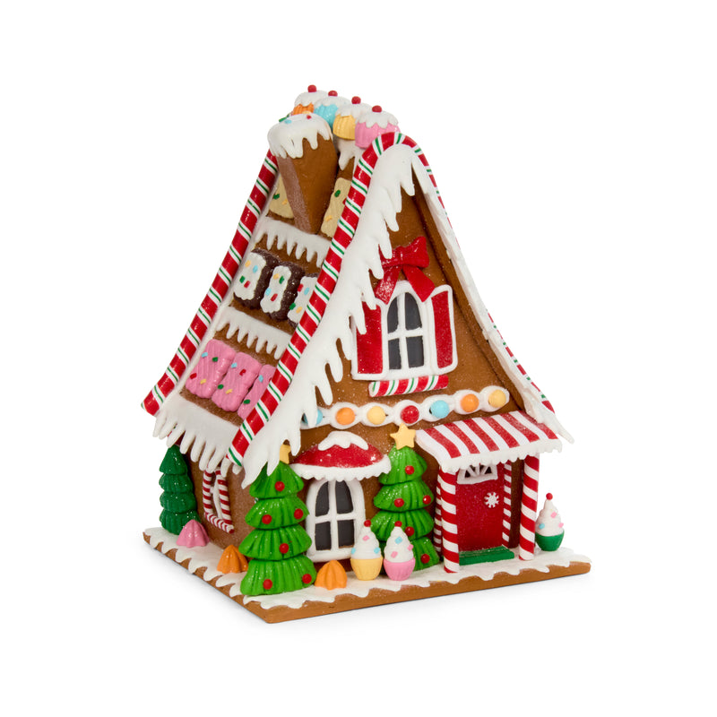 Sugar Chalet Gingerbread House – 26 x 20 cm (Light-Up, Battery Operated)