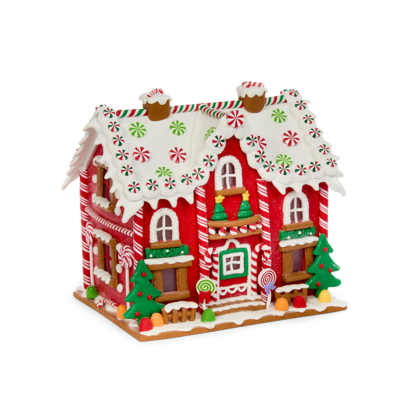 Home Sweet Home Gingerbread House – 21 x 21 cm (Light-Up, Battery Operated)