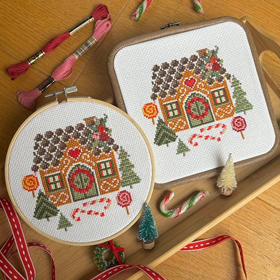 Gingerbread House - Christmas Cross Stitch Kit