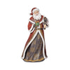 Choice of 2 Santa Claus With Black and Gold Robe Figures