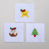 Kawaii Christmas Star Cross Stitch Kit In A Matchbox