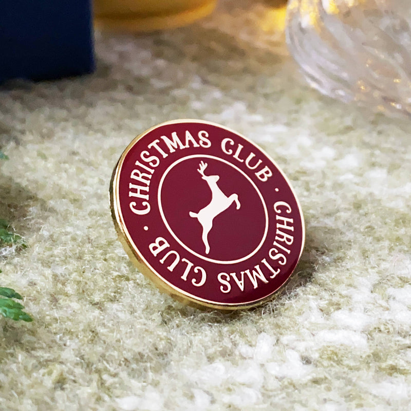 Christmas Club Enamel Pin Badge