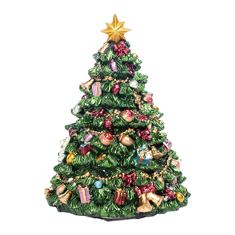 Decorated Christmas Tree - Moving & Musical - 16cm