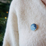 Blue 'I Believe' Enamel Pin Badge