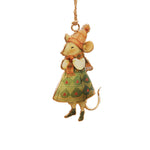 Adorable Metal Mouse Christmas Tree Decoration (Choice of 2)