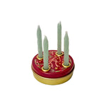 Mini Advent Candle Wreaths – 5cm (Choice of 2 Designs)