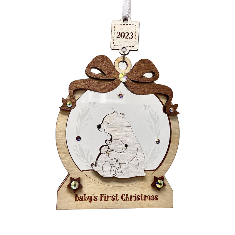 Baby's First Christmas Polar Bear Tree Decoration