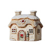 Ceramic Christmas Cottage Tea Light Holders (Choice of 2)