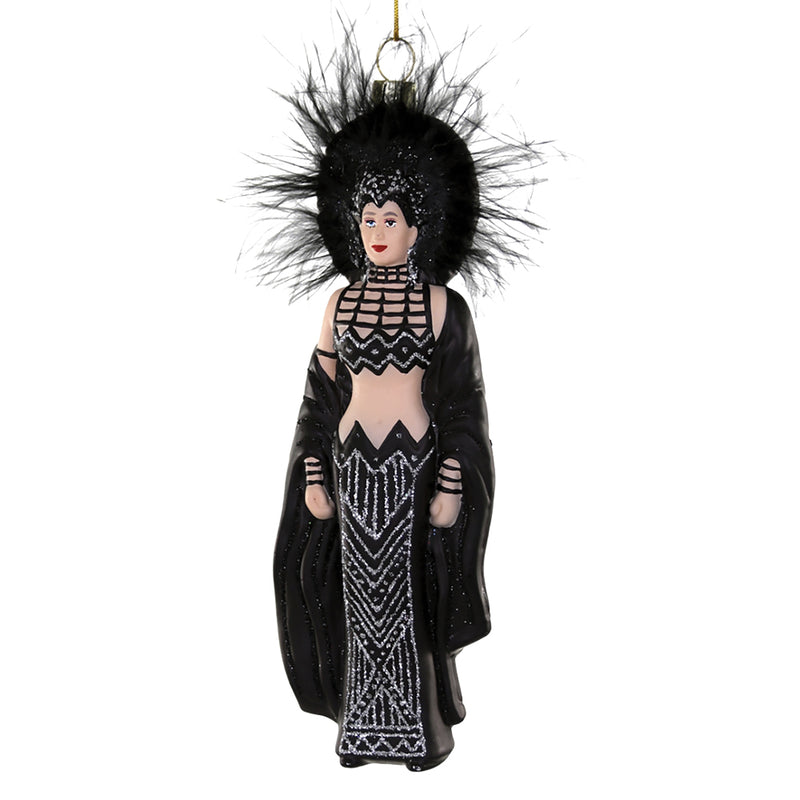 Glass Cher Christmas Tree Decoration