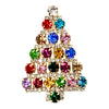 Crystal Christmas Tree Brooch (Choice of 3)