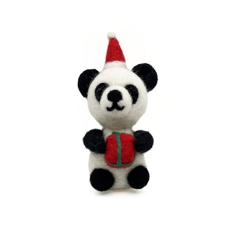 Felt Christmas Panda Christmas Tree Decoration