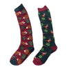 Festive Welly & Garden Socks – Hedgehog & Pheasant Designs