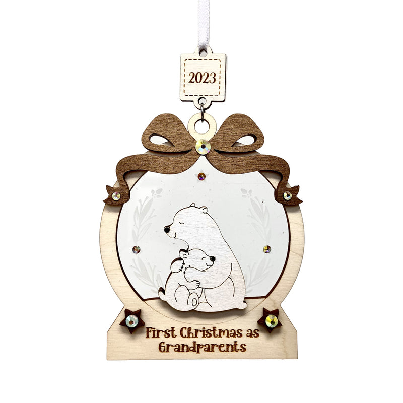First Christmas As Grandparents Christmas Tree Decoration