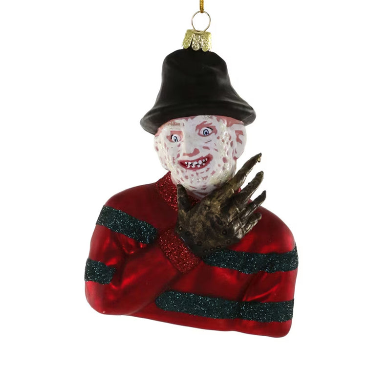 Freddy Krueger Glass Christmas Tree Decoration – 10cm