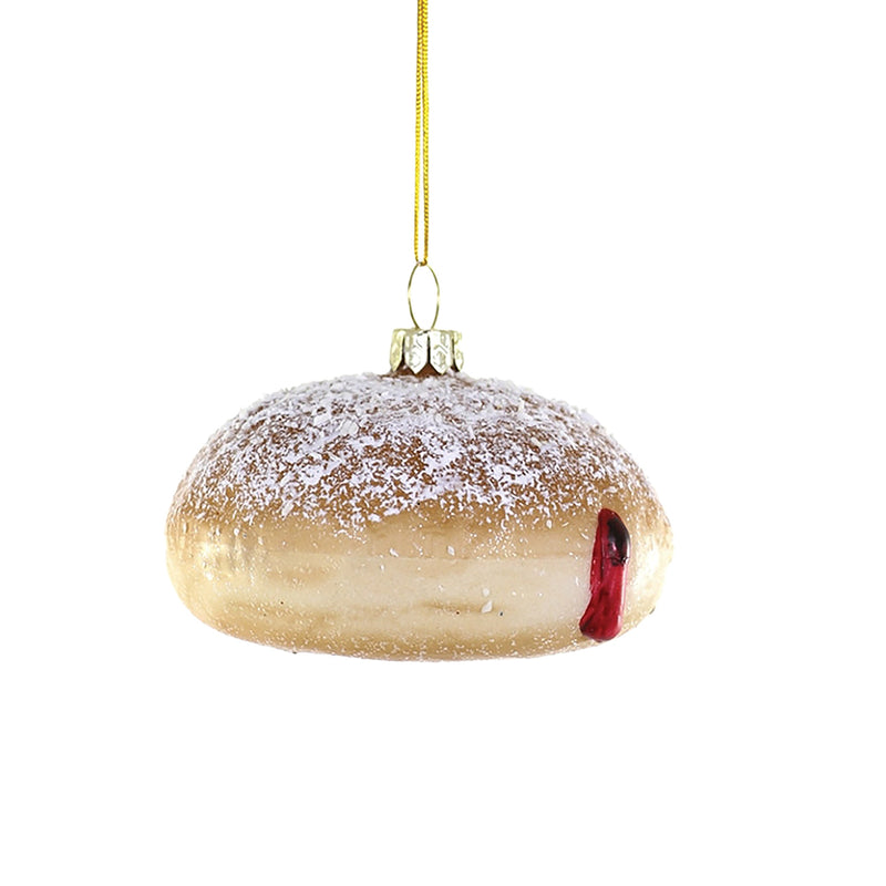Glass Jam Donut Tree Ornament
