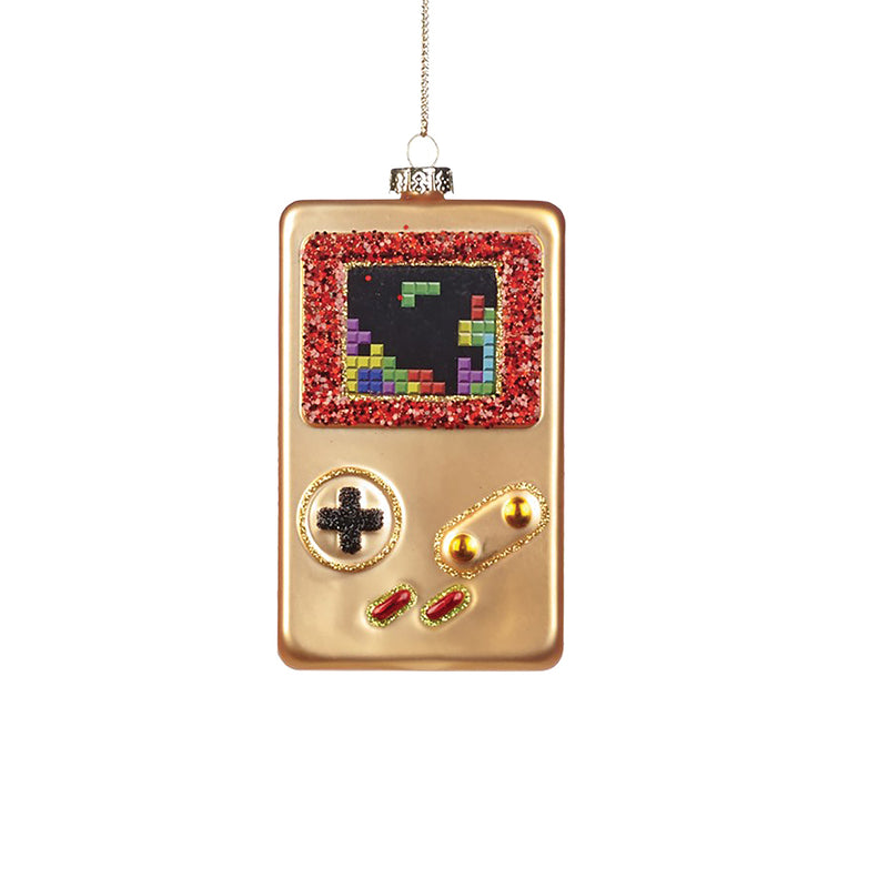 Glass Game Boy Christmas Tree Decoration - Choice of 2 - 13cm