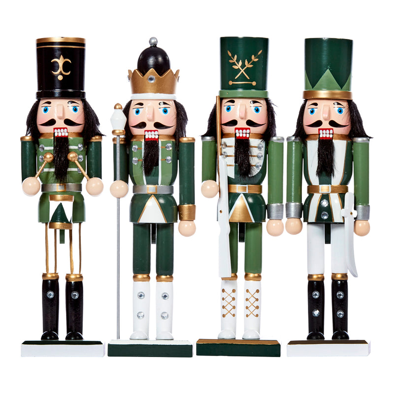 Green Grenadier Nutcracker – 30cm (Choice of 4 Designs)