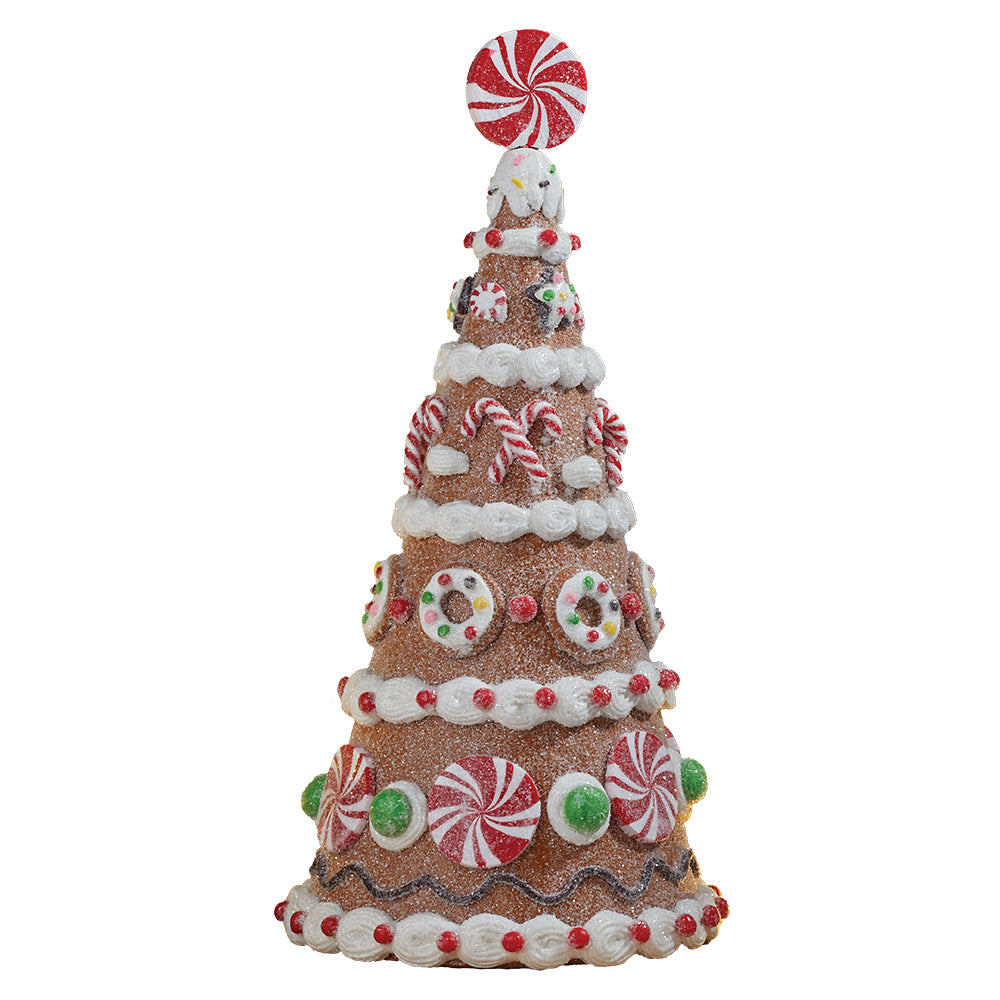 Magnificent Candy Gingerbread Christmas Tree - 26cm – The Christmas ...