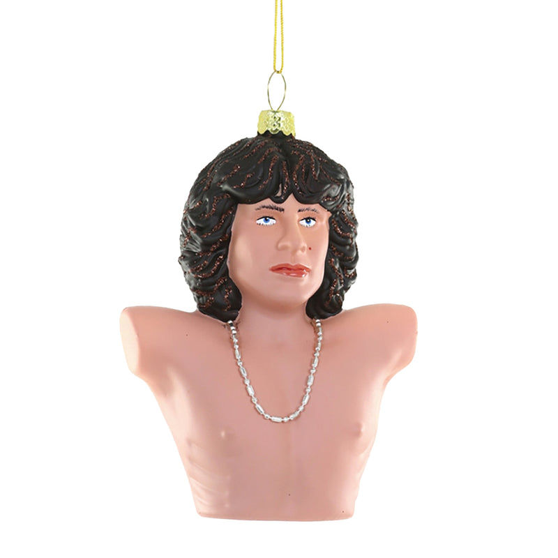 Jim Morrison Glass Christmas Tree Ornament