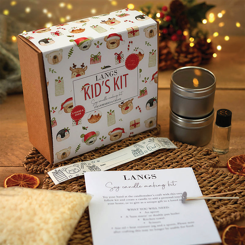 Kids Soy Candle Making Kit Christmas Gift