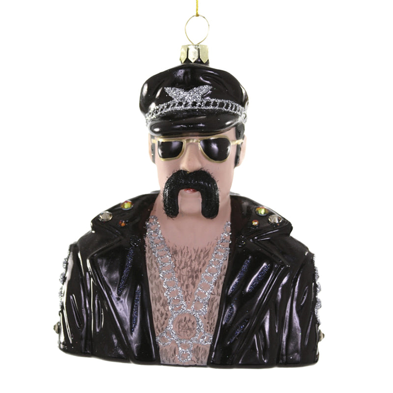 Glass Leather Man Christmas Tree Decoration