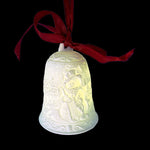 Christmas LED bell with a Red Ribbon – Snowman