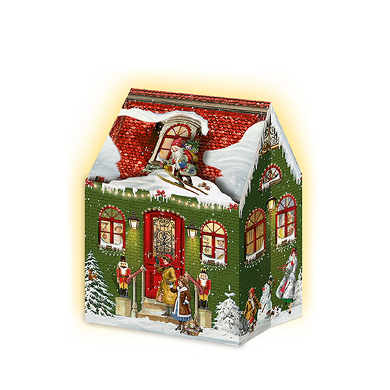 Christmas House Advent Lantern Cards – Choice of 4 Magical Designs