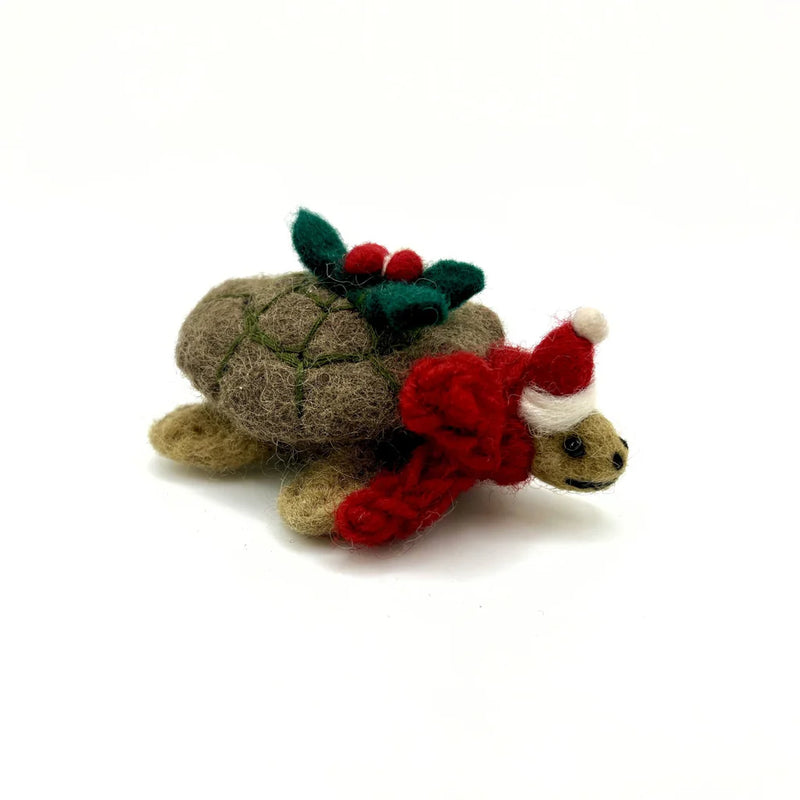 Felt Tortoise Christmas Tree Decoration