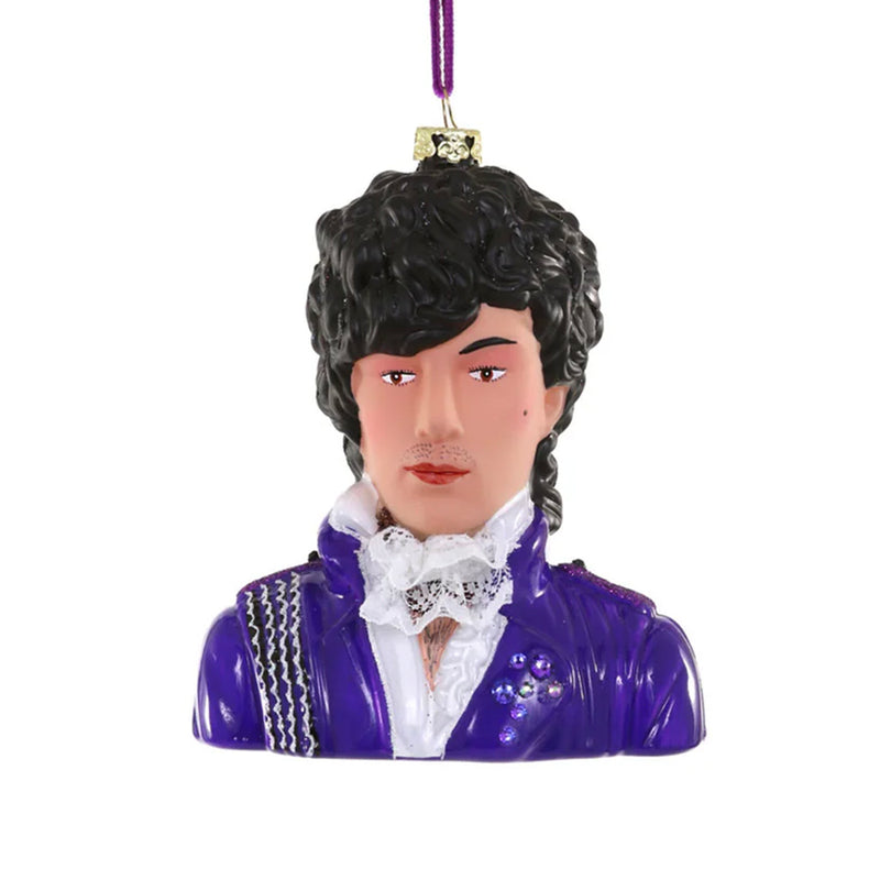 Prince Glass Christmas Tree Decoration – 13cm Music Legend Ornament
