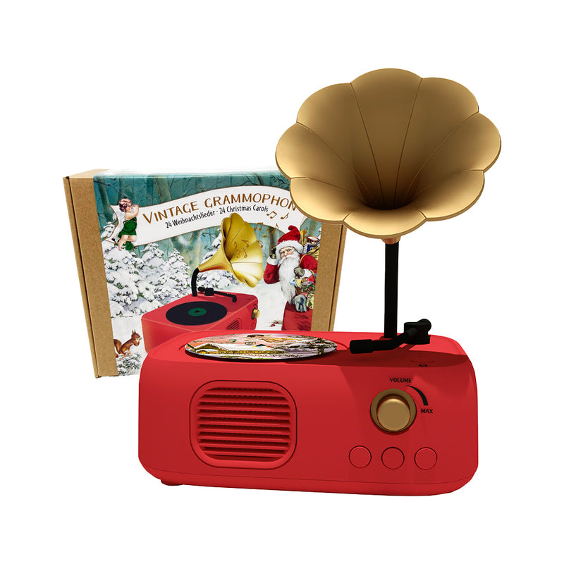 Recordable Retro Gramophone Advent Calendar
