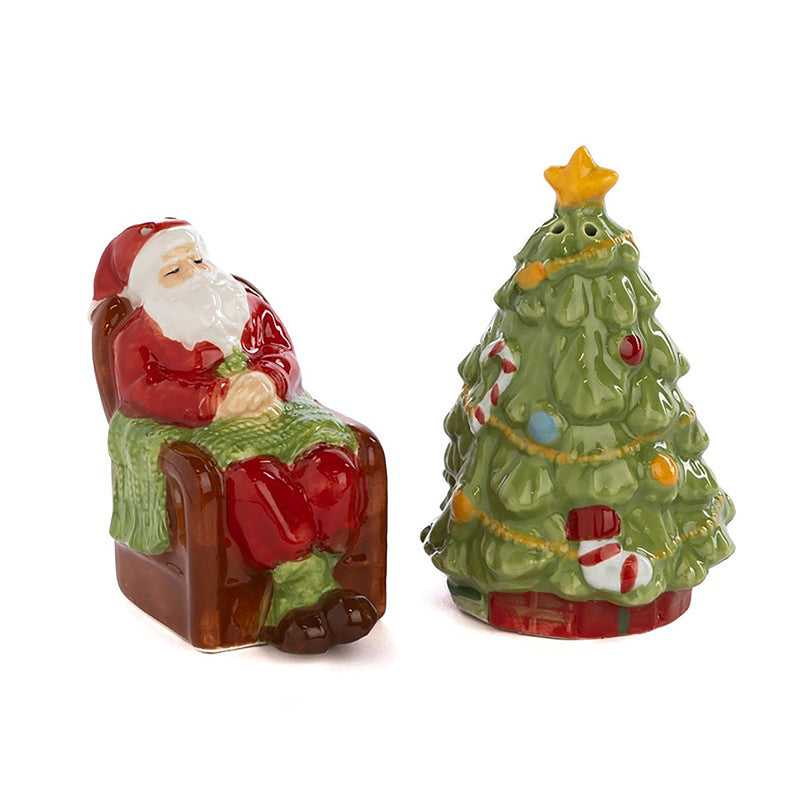 Santa & Christmas Tree Salt & Pepper Pots