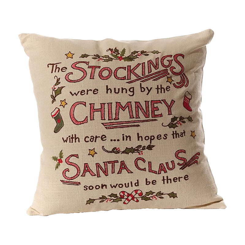 Stockings Hung by the Chimney Christmas Cushion – 45x45cm