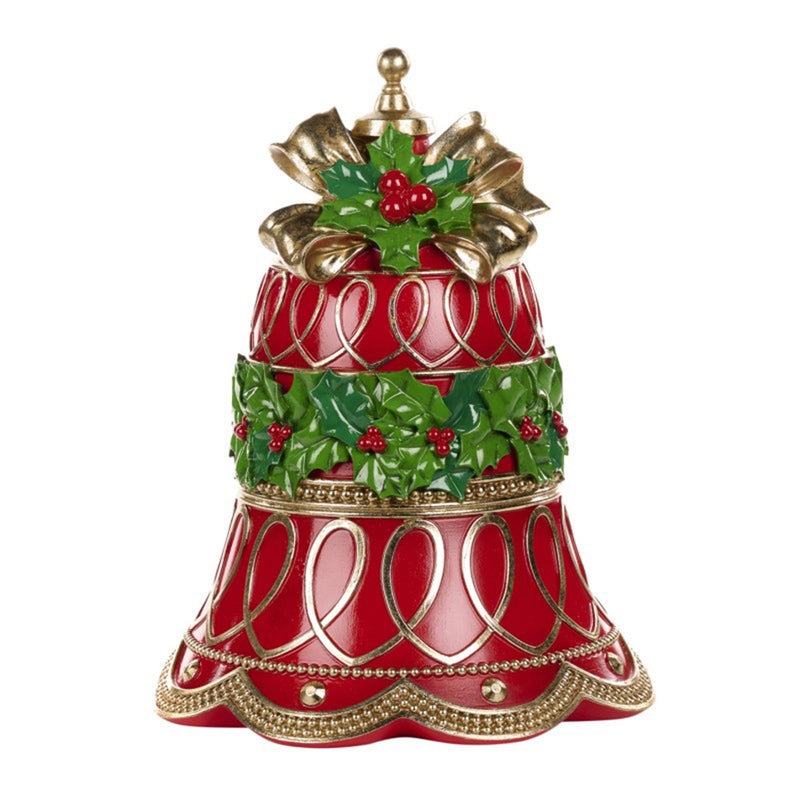 Stunning Large Red Holly Bell Christmas Decoration - 41cm