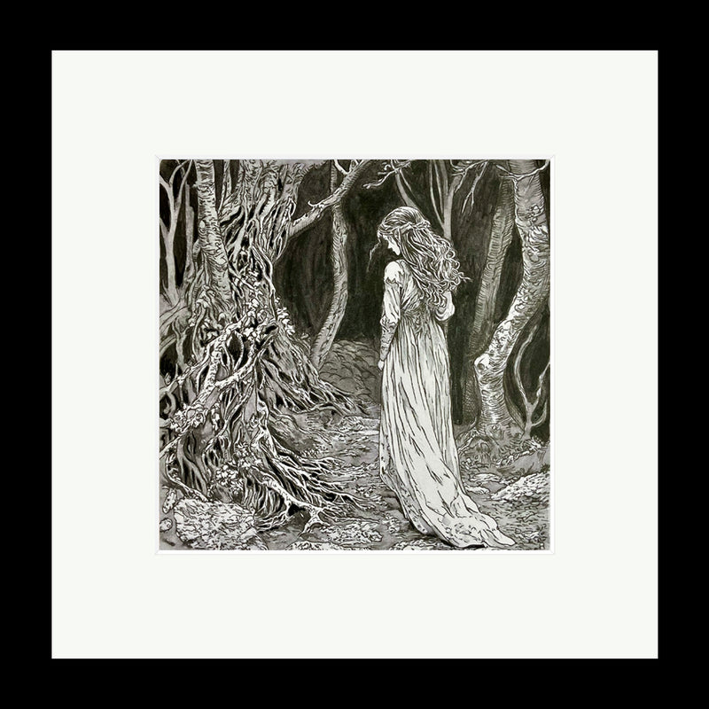 ORIGINAL ONE OFF - SIGNED Painting "The Elven Princess and The Dark Queen" By Russell Ince