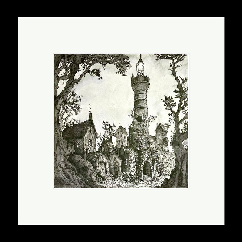 ORIGINAL ONE OFF - SIGNED Painting "The Lantern of Everlasting Life" By Russell Ince