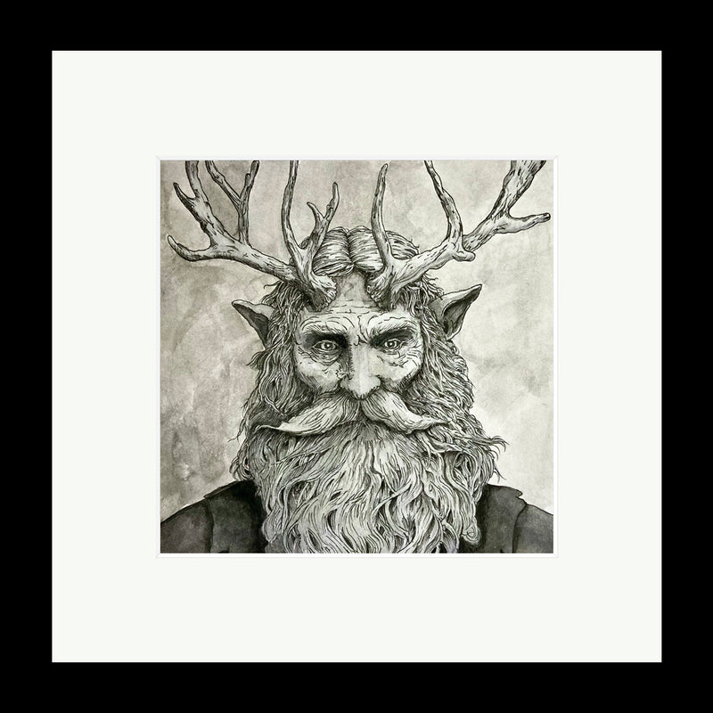ORIGINAL ONE OFF - SIGNED Painting "The Reindeer Elf of Ironbridge" By Russell Ince