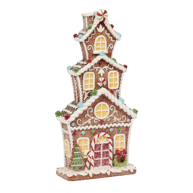 3 Tiered Gingerbread House - 30cm