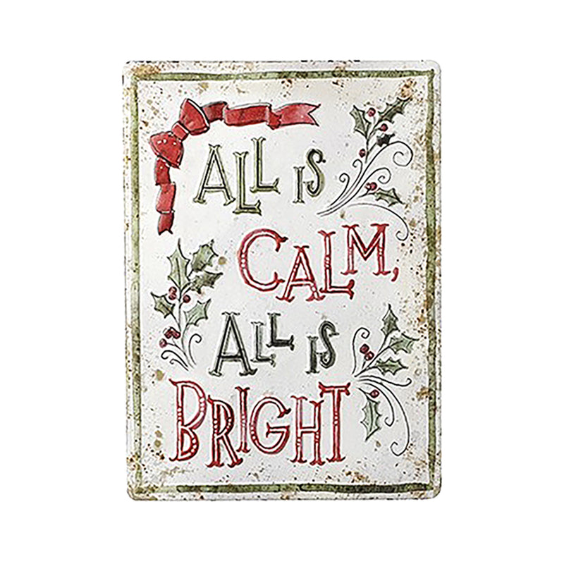 Vintage-Style Christmas Wall Plaques – 4 Designs Available