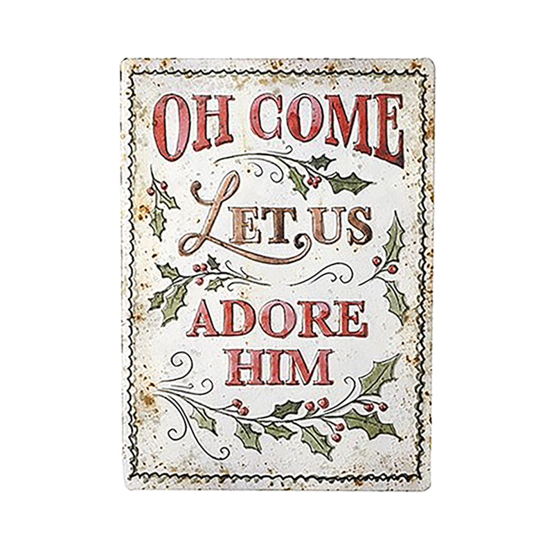 Vintage-Style Christmas Wall Plaques – 4 Designs Available